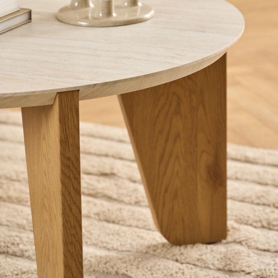 Dockland Sofabord Travertin Mdf Stel Mat