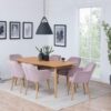 miljoe-emilia-spisebordsstol-i-dusty-rose-polyester-med-armln-og-stel-i-egetr-0000074716-1 Emilia Spisebordsstol Dusty Rose Polyester Armlæn