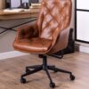 miljoe-erik-skrivebordsstol-i-cognac-pu-retro-med-armln-drejefunktion-og-gasp-0000109073-2 Erik Skrivebordsstol Cognac Pu Retro Armlæn