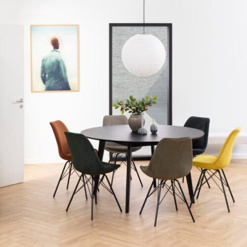 Eris Spisebordsstol Antracit Stof Stel Sort