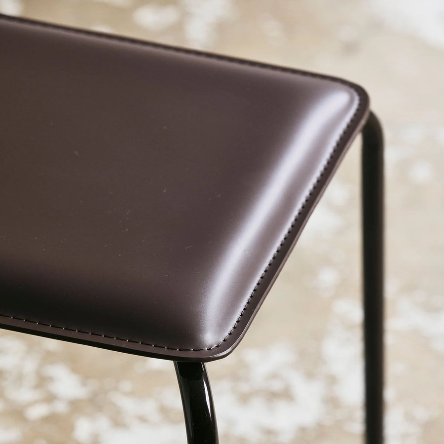 ESA Skammel i Kunstlæder med Metalstel fra Nordal | 45x40x48 cm | Flere Farver hos uniquebeds, home & living - Billede 4