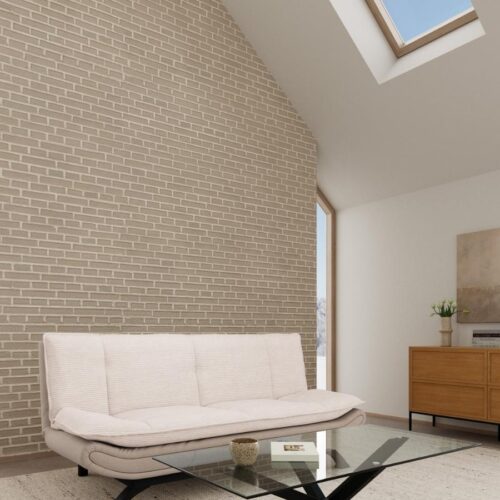 Faith Sovesofa Beige Stof Click Clack