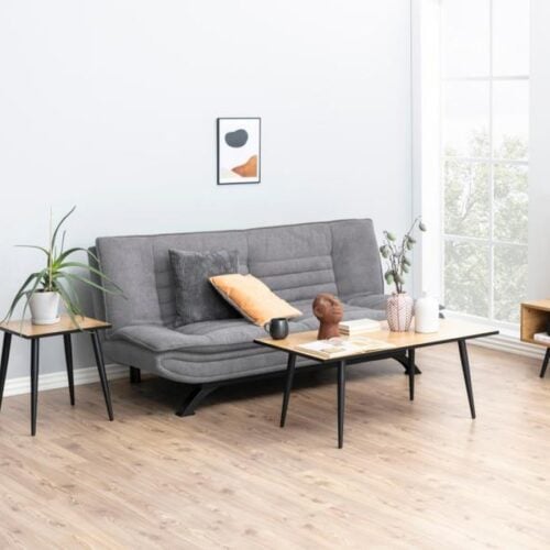 Faith Sovesofa Lysegrå Stof Click Clack