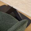 miljoe-graham-spisebordsstol-med-armln-i-grn-stof-med-drejefunktion-og-stel-i-0000110821-4 Graham Spisebordsstol Armlæn Grøn Stof Drejefunktion
