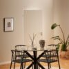 Heaven Spisebord Klar Glas Stel Sort