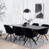 Heaven Spisebord Sort Keramik Stel Sort