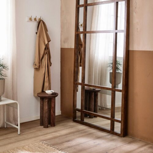 HELIN Sidebord i Mangotræ fra Nordal | Ø32x49 cm | Mørk Brun hos uniquebeds, home & living - Billede 3