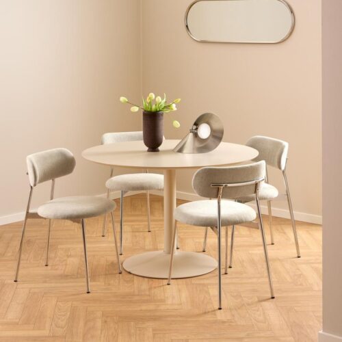 Ibiza Spisebord Beige Mdf Stel Beige