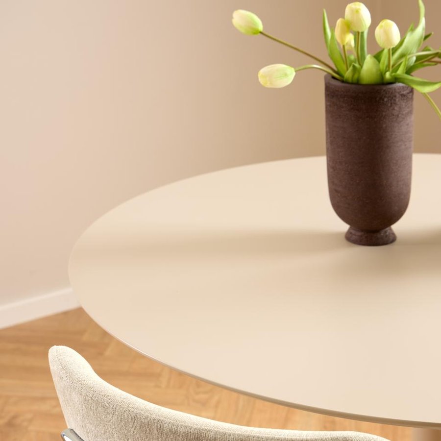 Ibiza Spisebord Beige Mdf Stel Beige