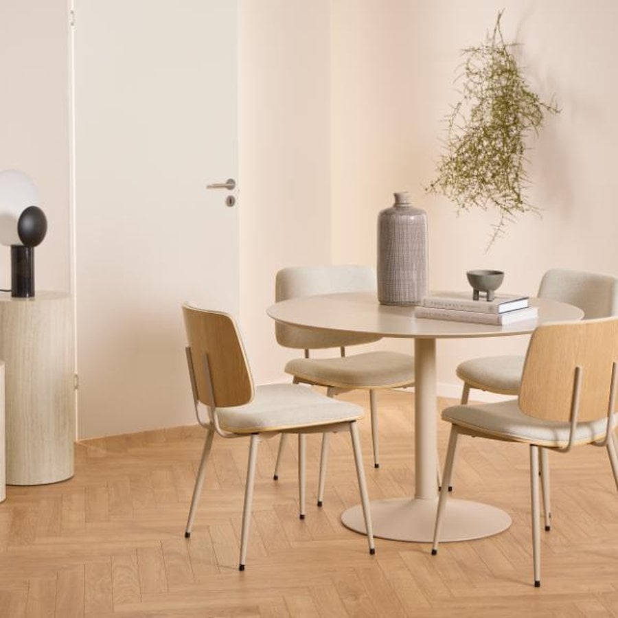 Ibiza Spisebord Beige Mdf Stel Beige