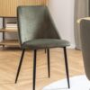 miljoe-ines-spisebordsstol-i-olivengrn-stof-og-stel-i-sort-stl-fra-actona-492-0000092610-4 Ines Spisebordsstol Olivengrøn Stof Stel Sort