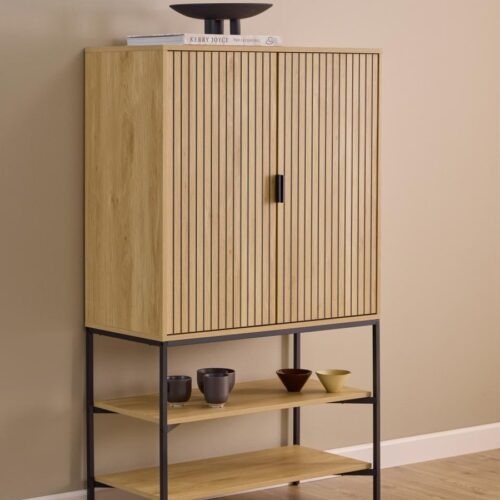 Jaipur Skab Egetræ Melamin Lamel Front