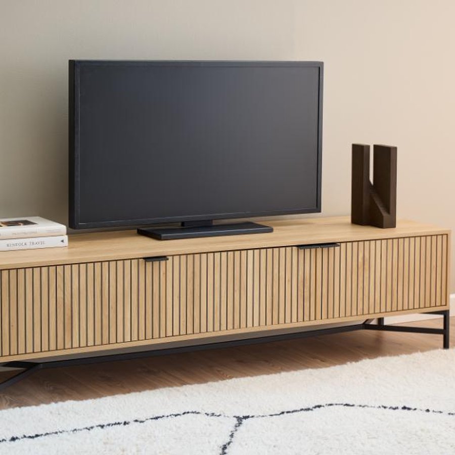 miljoe-jaipur-tv-bord-i-eg-egetr-stel-i-sort-stl-fra-actona-bdh-1764x40x45-cm-0000109081-1 Jaipur Tv Bord Eg Egetræ Stel