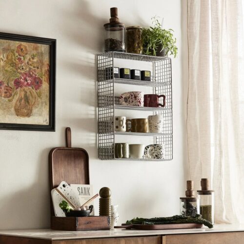 KIKORI Hylde i Metal med Krom/Guld Finish fra Nordal | 40x14x55 cm | Flere Farver hos uniquebeds, home & living - Billede 7