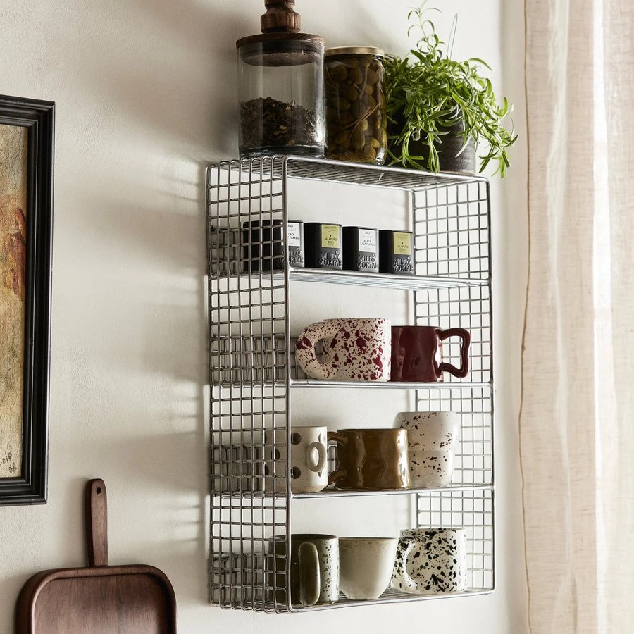 KIKORI Hylde i Metal med Krom/Guld Finish fra Nordal | 40x14x55 cm | Flere Farver hos uniquebeds, home & living - Billede 8