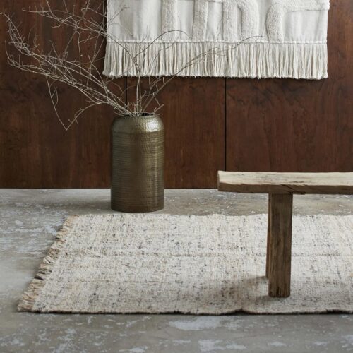 LINA Gulvtæppe fra Nordal | 60x160/180x260 cm | Natur, Beige hos uniquebeds, home & living - Billede 4