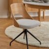 miljoe-lucy-spisebordsstol-i-beige-stof-med-drejefunktion-og-stel-i-sort-stl-0000105594-2 Lucy Spisebordsstol Beige Stof Drejefunktion Stel