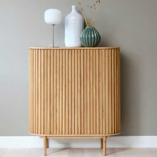 Madrid Skab Natur Egetræ Cm