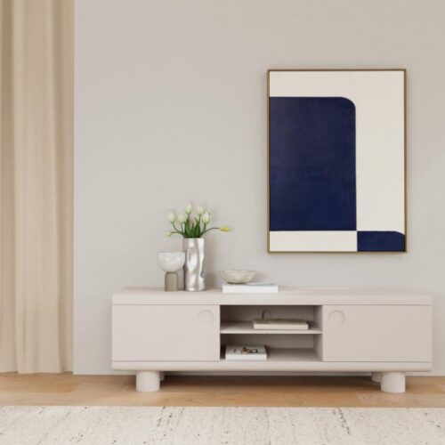 Magee Tv Bord Grå Mdf Actona