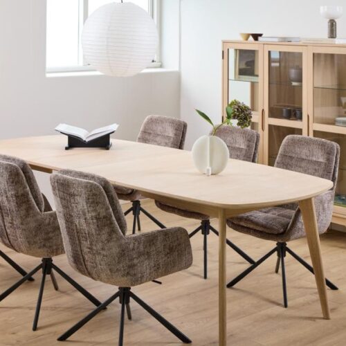 Marte Tillægsplade Hvidpigmenteret Olieret Egetræ Actona