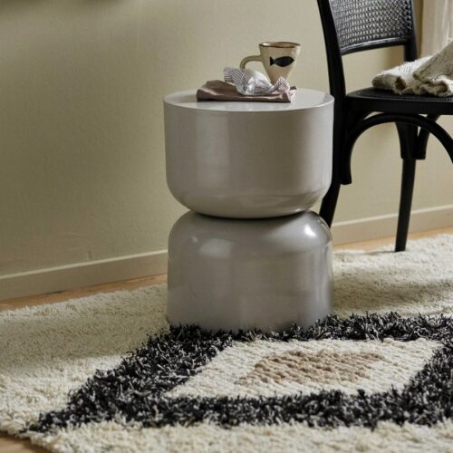 MATKA Sidebord i Metal fra Nordal | Grå | Ø36x50 cm hos uniquebeds, home & living - Billede 2