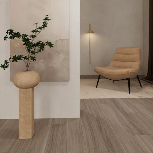 Milford Lounge Stol Rosewood Stof Horisontal