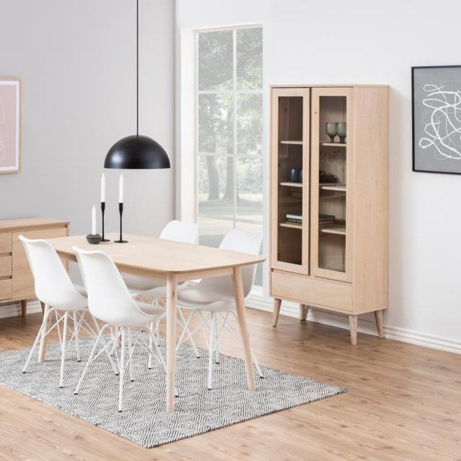 Nagano Spisebord Hvidpigmenteret Egetræ Actona Lbh