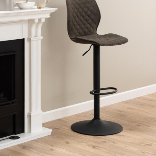 Naomi Barstol Antracit Stof Drejefunktion Fodstøtte