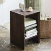 NAPO Sengebord/Sidebord i Mangotræ fra Nordal | 40x40x62 cm hos uniquebeds, home & living - Billede 3