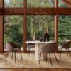 Naxos Spisebord Latte Marmor Actona Cm