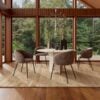 Naxos Spisebord Latte Marmor Actona Cm