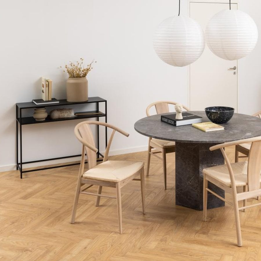 Newcastle Konsolbord Sort Stål Actona Bdh