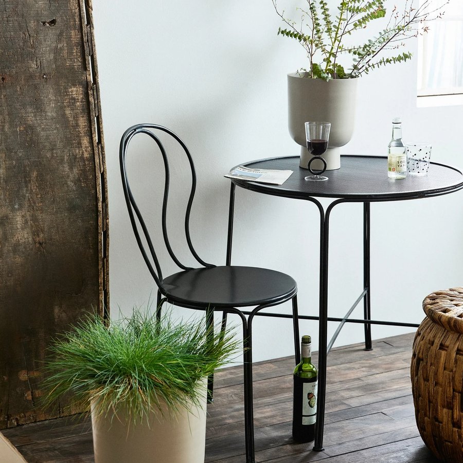 OLIVO Havebord i Sort Metal fra Nordal | Ø75x74 cm hos uniquebeds, home & living - Billede 5