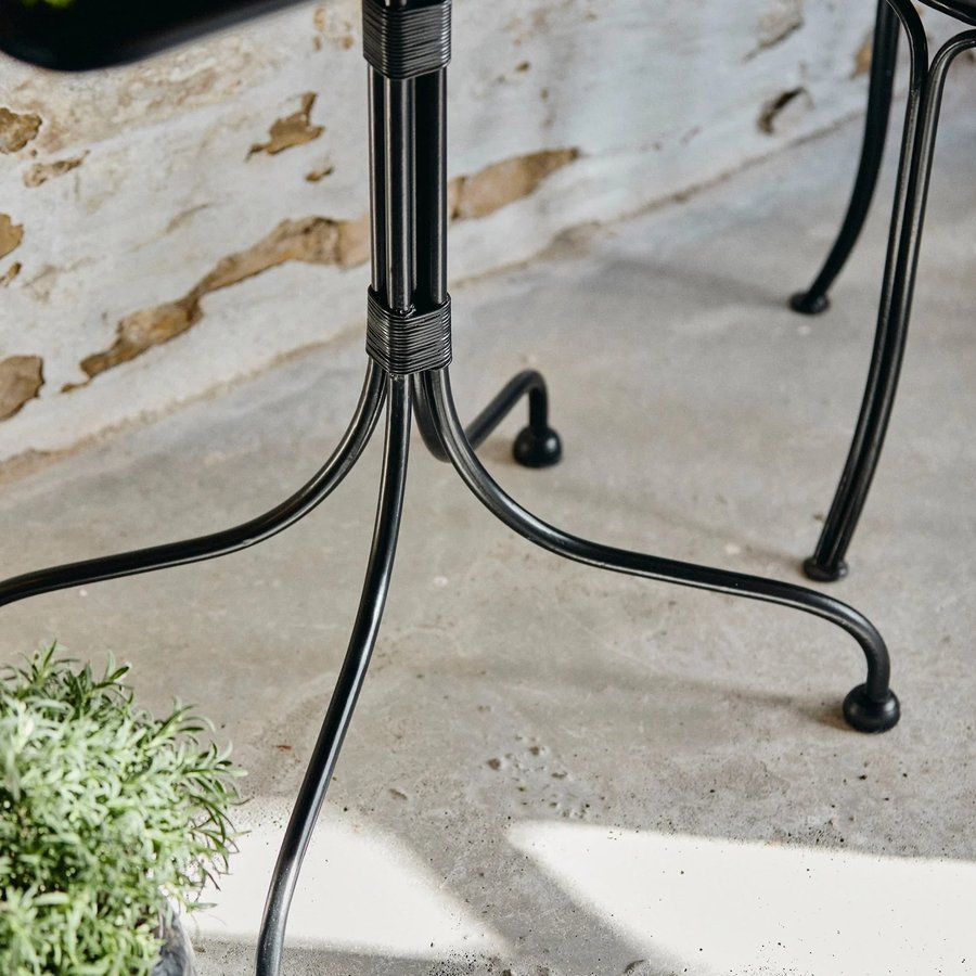 OLIVO Havebord i Sort Metal fra Nordal | 77x52x76 cm hos uniquebeds, home & living - Billede 4