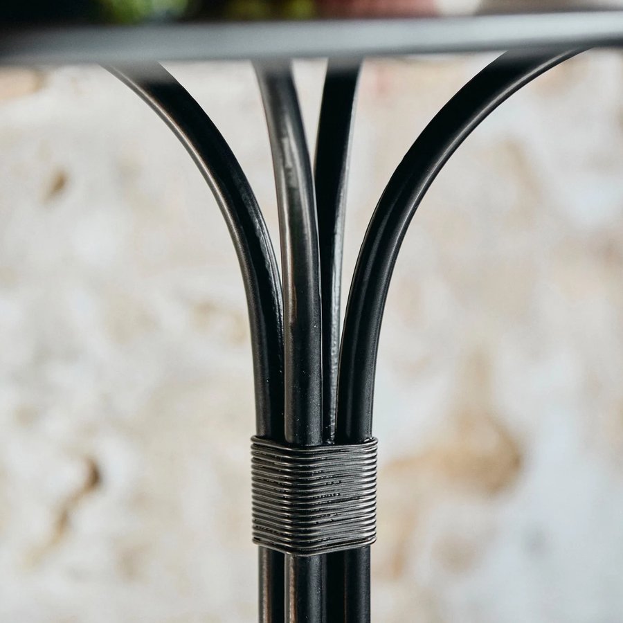 OLIVO Havebord i Sort Metal fra Nordal | 77x52x76 cm hos uniquebeds, home & living - Billede 5