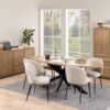miljoe-patricia-spisebordsstol-i-beige-stof-med-lynls-og-stel-i-sort-stl-fra-0000097828-2 Patricia Spisebordsstol Beige Stof Lynlås Stel