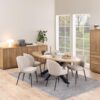 miljoe-patricia-spisebordsstol-i-beige-stof-med-lynls-og-stel-i-sort-stl-fra-0000097828-3 Patricia Spisebordsstol Beige Stof Lynlås Stel