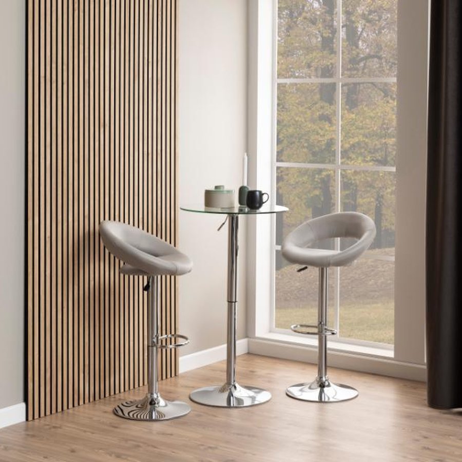 miljoe-plump-barstol-i-taupe-pu-med-drejefunktion-fodsttte-og-gaspatron-og-st-0000057082-1 Plump Barstol Taupe Pu Drejefunktion Fodstøtte