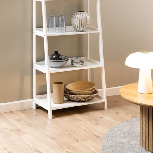 Wally Reol i Hvid MDF med Trappeform fra Actona | BDH 63x40x130 cm - Billede 1