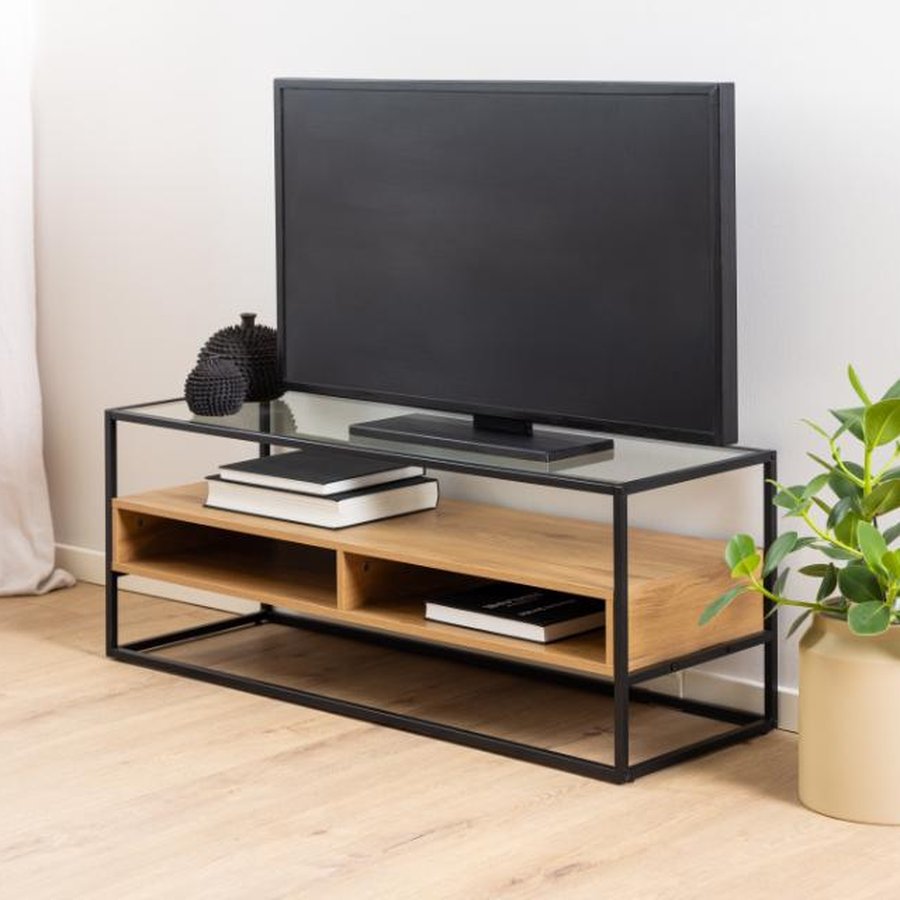 Randolf Tv Bord Sort Stål Klar