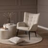 miljoe-redding-hvilestol-i-beige-stof-med-tuftinger-og-firkantede-syninger-og-0000103062-1 Redding Hvilestol Beige Stof Tuftinger Firkantede