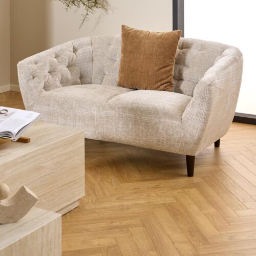 Ria Personers Sofa Beige Juto Stof