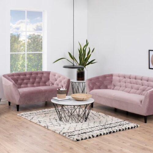 Ria Personers Sofa Dusty Rose Stof