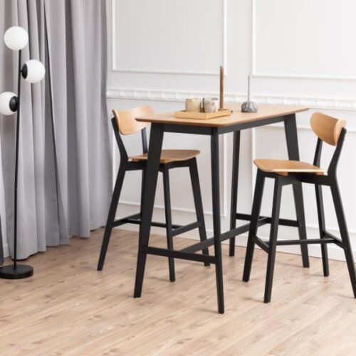 Roxby Barbord Natur Egetræ Fodstøtte Stel