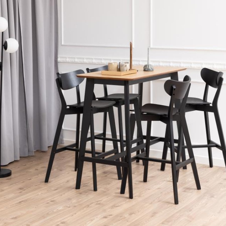 Roxby Barbord Natur Egetræ Fodstøtte Stel