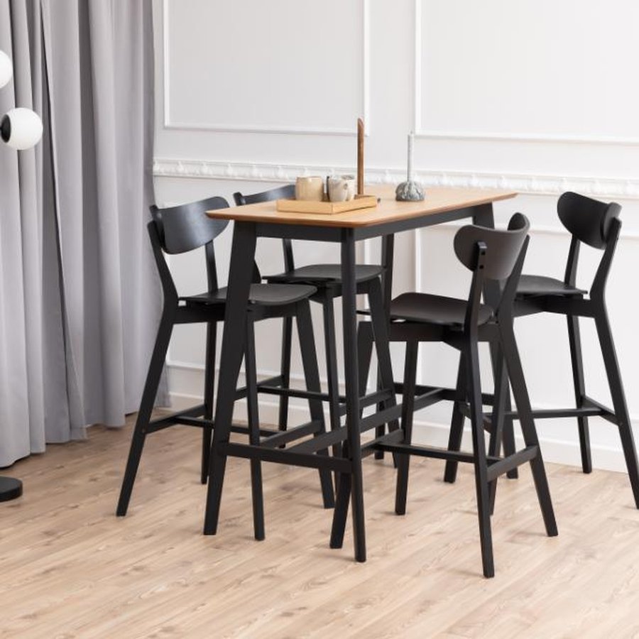 miljoe-roxby-barstol-i-sort-egetr-med-fodsttte-og-stel-i-sort-gummitr-fra-act-0000099436-2 Roxby Barstol Sort Egetræ Fodstøtte Stel