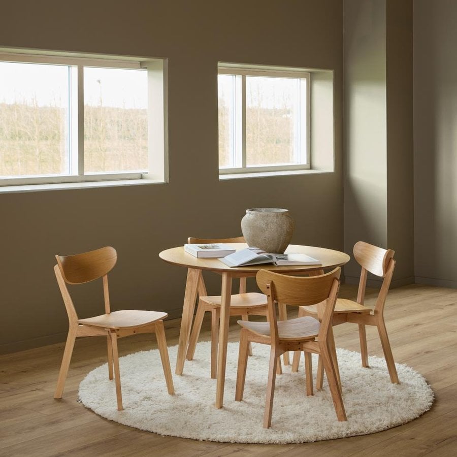 Roxby Spisebord Eg Egetræ Stel Mat