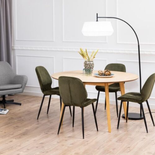 Roxby Spisebord Eg Egetræ Stel Mat