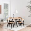 miljoe-roxby-spisebordsst-med-roxby-spisebordsstole-i-eg-egetr-stel-i-sort-gu-H000025184-2 Roxby Spisebordssæt Roxby Spisebordsstole Eg Egetræ