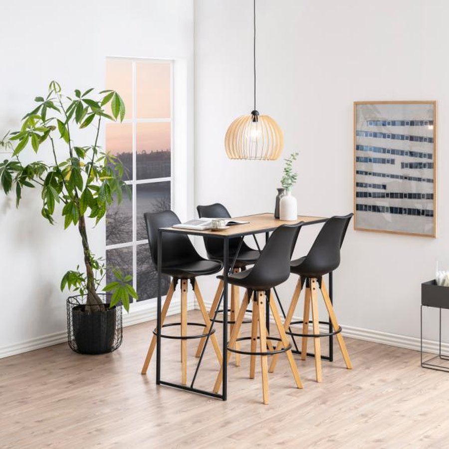 miljoe-seaford-barbord-i-vild-eg-mdf-med-fodsttte-stel-i-sort-stl-fra-actona-0000091747-1 Seaford Barbord Vild Eg Mdf Fodstøtte